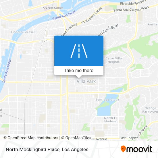 North Mockingbird Place map