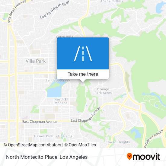 North Montecito Place map