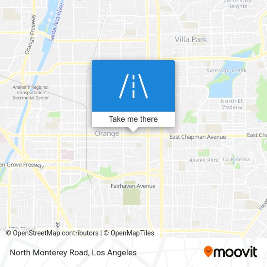 North Monterey Road map