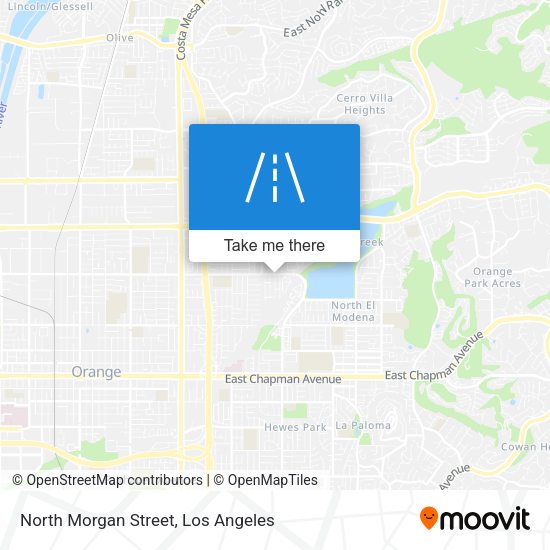 North Morgan Street map