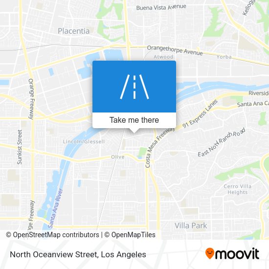 North Oceanview Street map