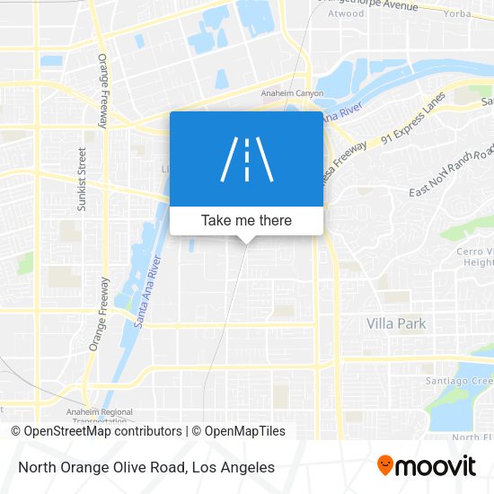 Mapa de North Orange Olive Road