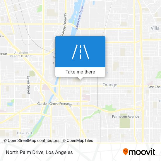 Mapa de North Palm Drive