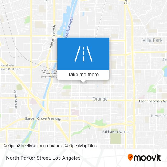 Mapa de North Parker Street