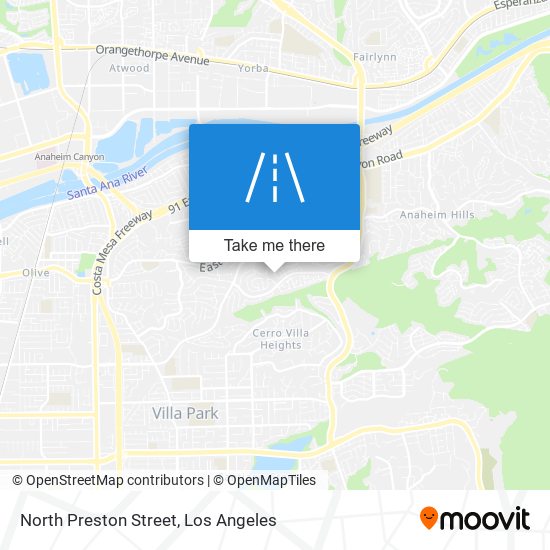 North Preston Street map
