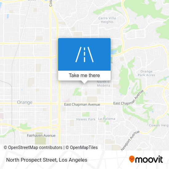 North Prospect Street map