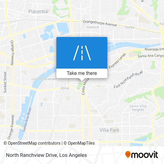 North Ranchview Drive map