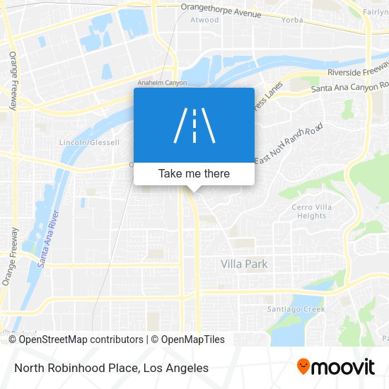 North Robinhood Place map