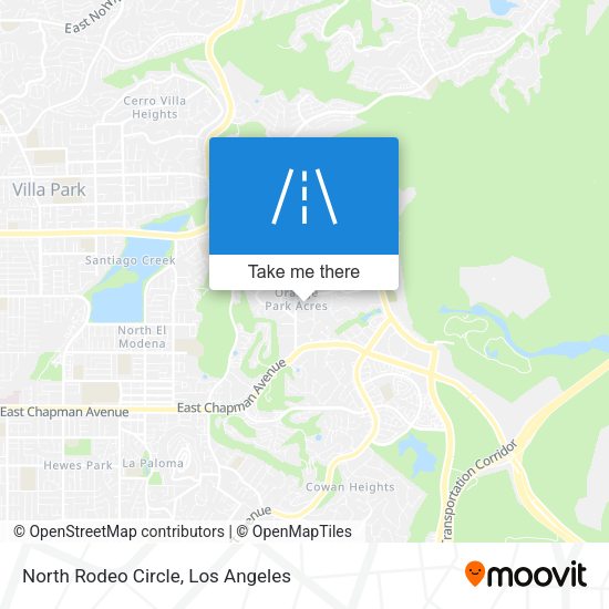 Mapa de North Rodeo Circle