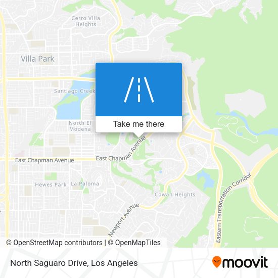 Mapa de North Saguaro Drive