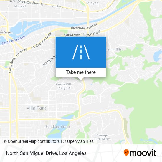 Mapa de North San Miguel Drive