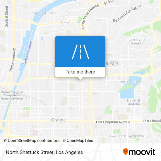 North Shattuck Street map