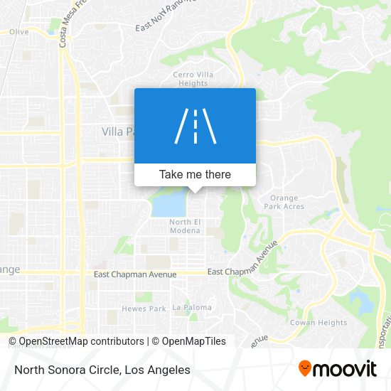 Mapa de North Sonora Circle