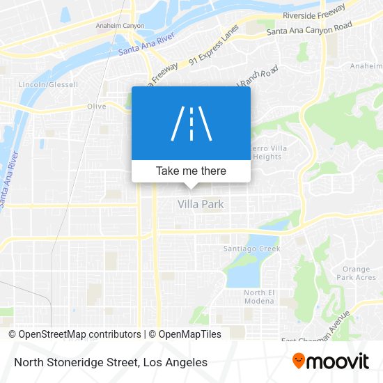 North Stoneridge Street map