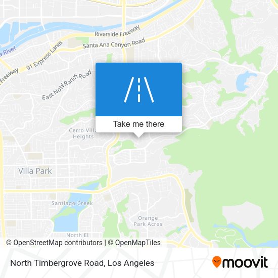North Timbergrove Road map