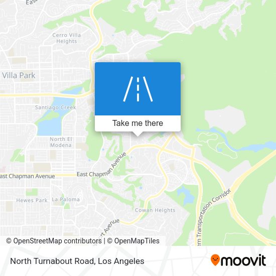 North Turnabout Road map