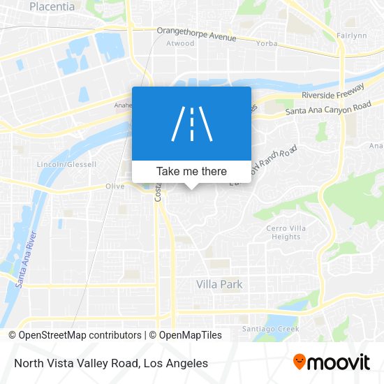 Mapa de North Vista Valley Road