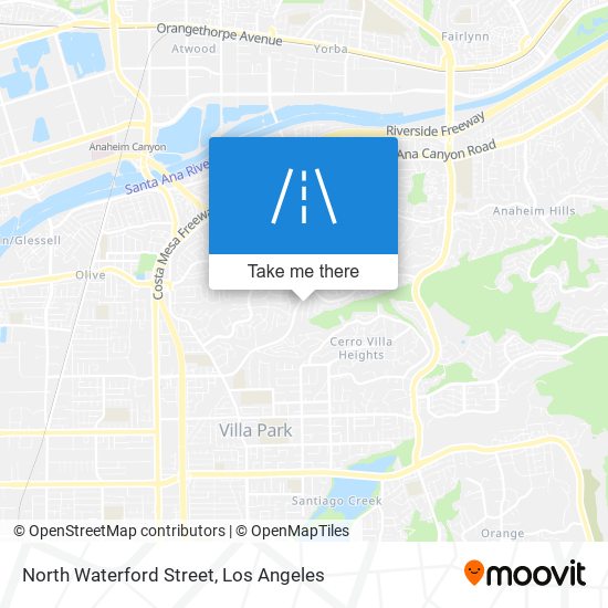 Mapa de North Waterford Street
