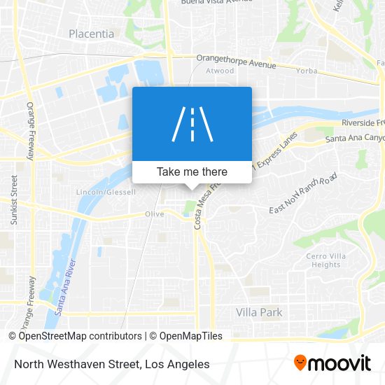 North Westhaven Street map