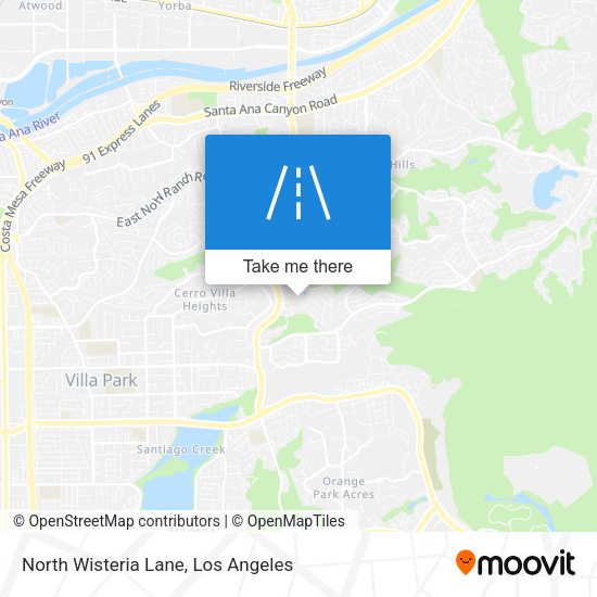 Mapa de North Wisteria Lane
