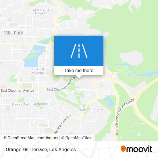Orange Hill Terrace map