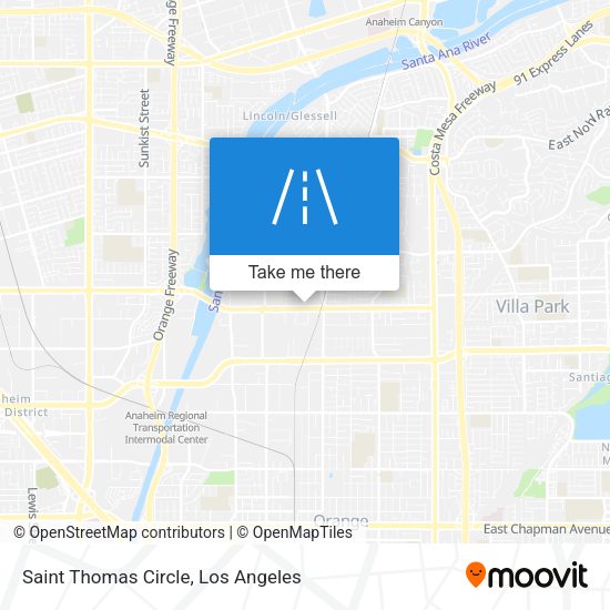 Saint Thomas Circle map