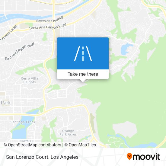 San Lorenzo Court map