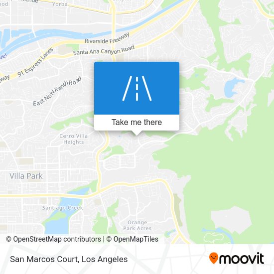 Mapa de San Marcos Court
