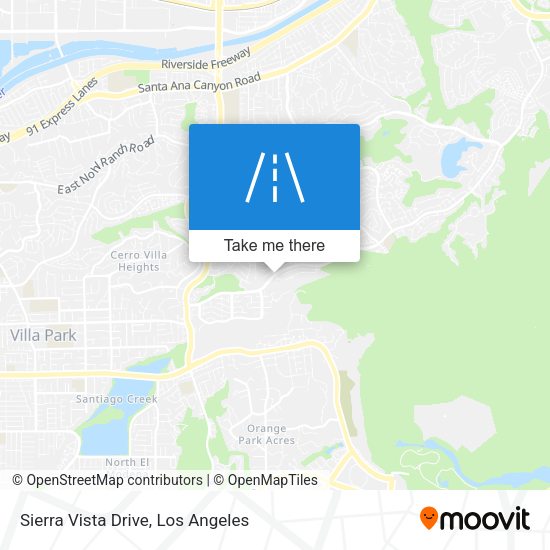 Sierra Vista Drive map