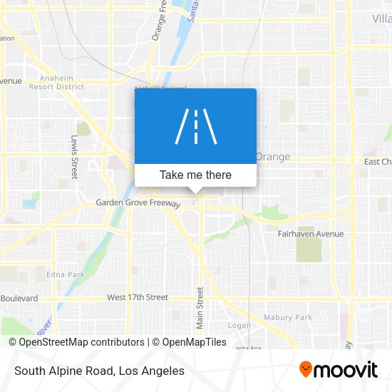 Mapa de South Alpine Road