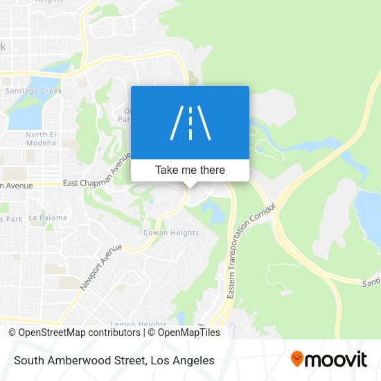 Mapa de South Amberwood Street