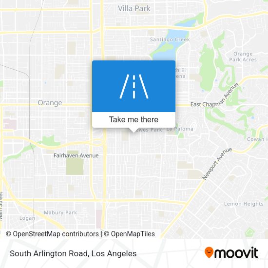 Mapa de South Arlington Road
