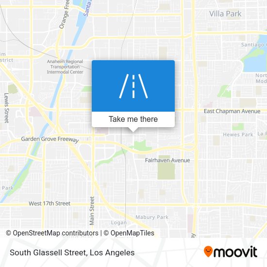 South Glassell Street map
