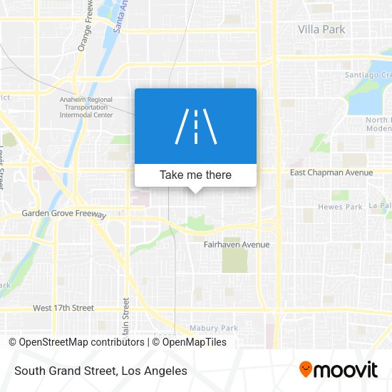 Mapa de South Grand Street