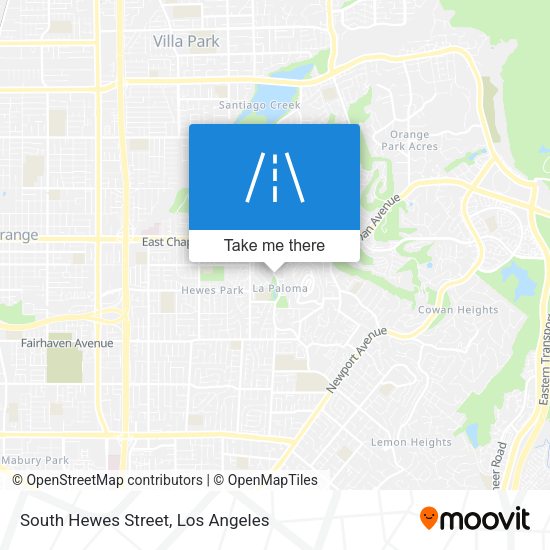South Hewes Street map