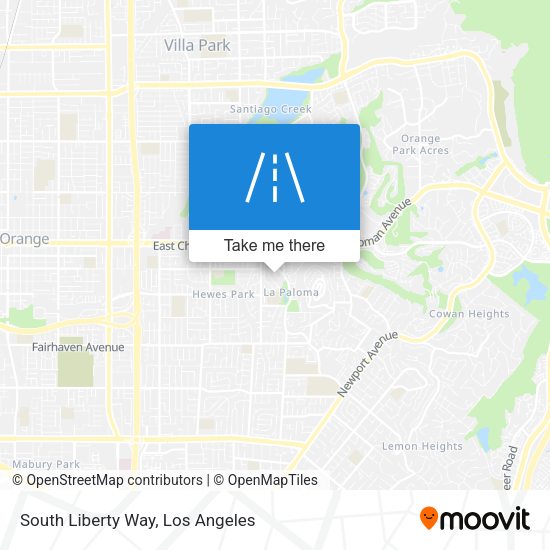 South Liberty Way map