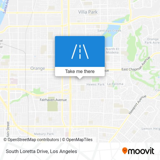 South Loretta Drive map