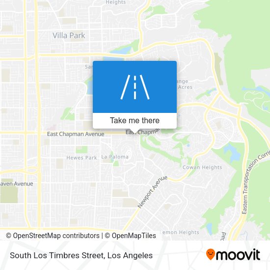 Mapa de South Los Timbres Street