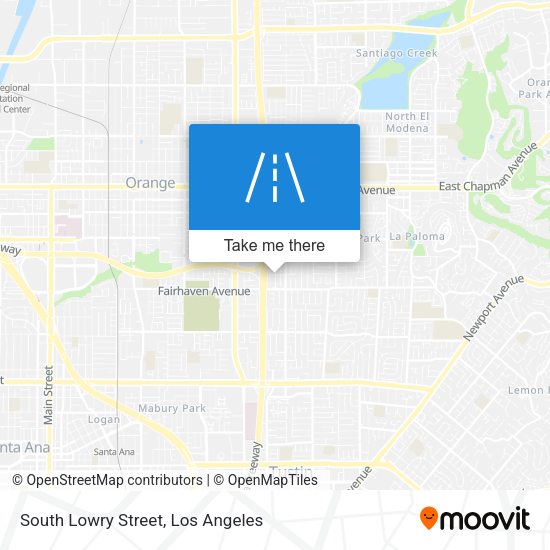 Mapa de South Lowry Street
