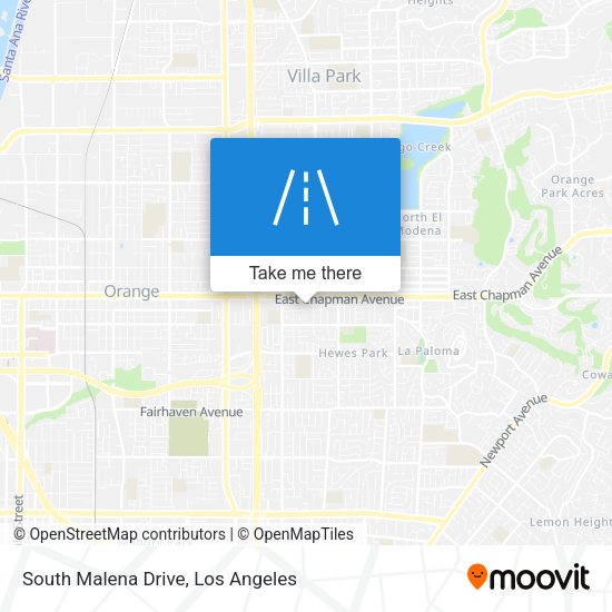 Mapa de South Malena Drive