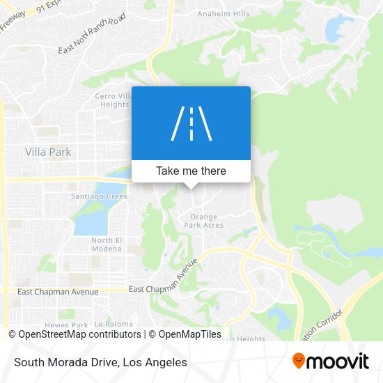 South Morada Drive map