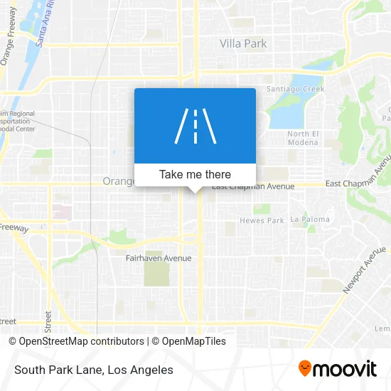 South Park Lane map