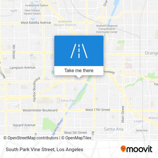 South Park Vine Street map