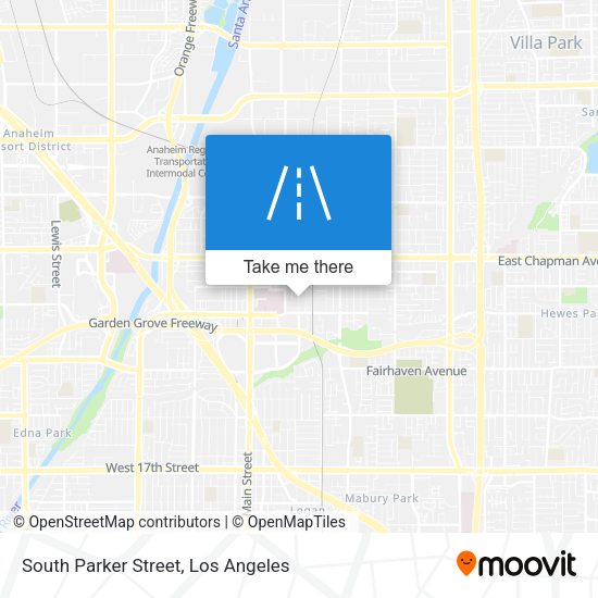 Mapa de South Parker Street