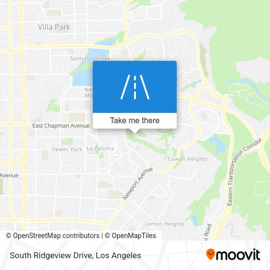 South Ridgeview Drive map