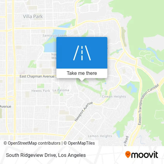 South Ridgeview Drive map