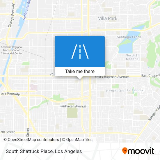 South Shattuck Place map