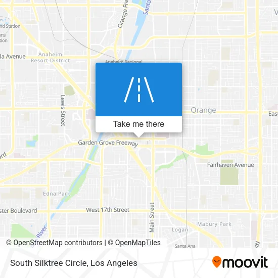 South Silktree Circle map