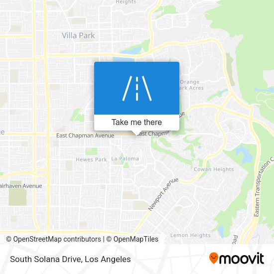 Mapa de South Solana Drive