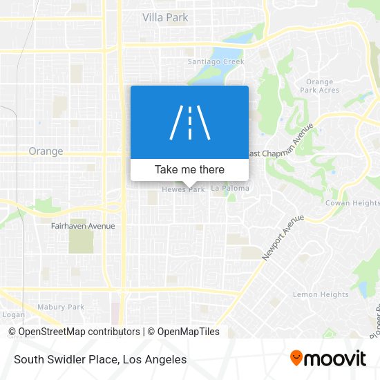 Mapa de South Swidler Place